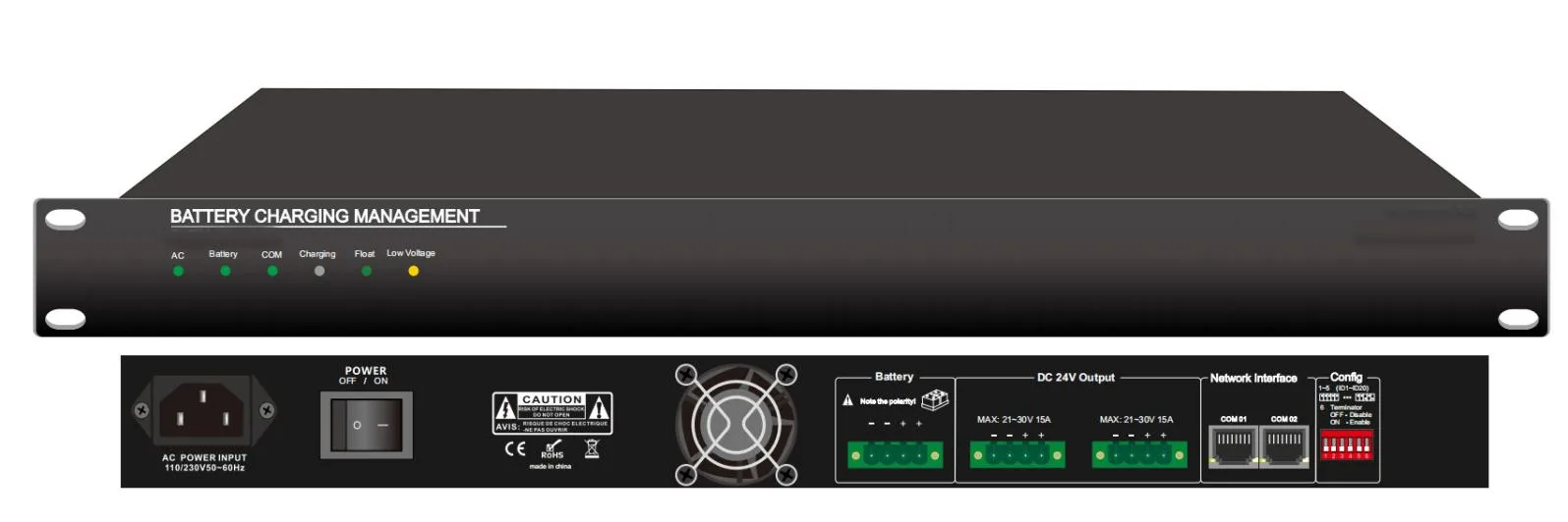 EC-6500BC 24V DC Battery Charger and Power Supply 2