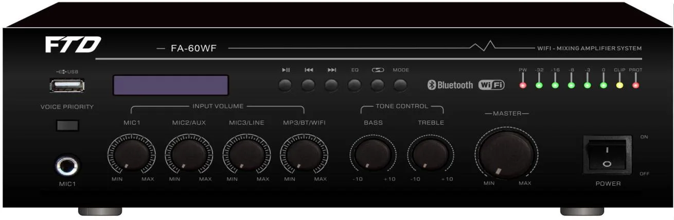 EC-60WF WIFI Mixer Amplifier