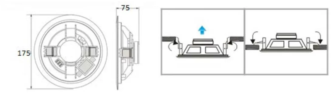 EC-705 5" 6W Ceiling Speaker 3