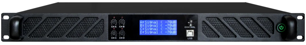 EC-4900D 4×900W 8Ω Professional Class-D Stereo Amplifier build in Germany DSP 2