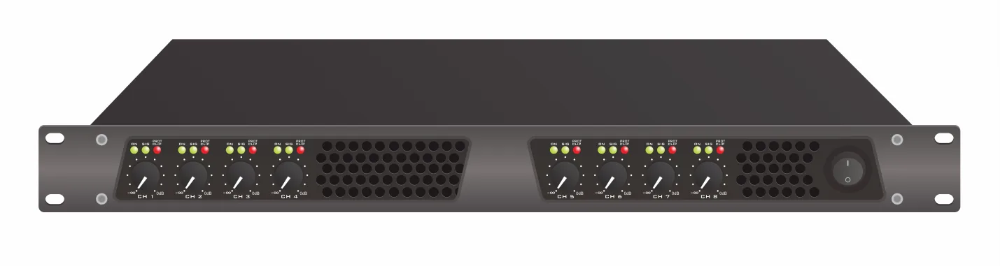EC-8350 8CH 8×350W 8ohms Professional power amplifier 2