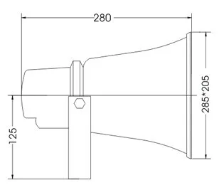 EC-130P 30W Outdoor Horn Speaker 4