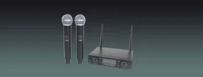 2-Channel UHF Wireless Microphones