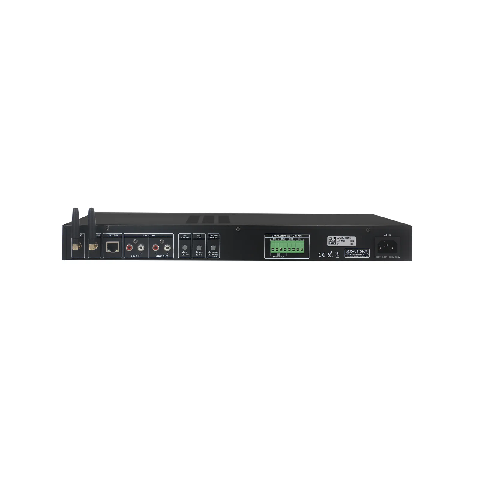 4-Channel WiFi Audio Amplifier 5