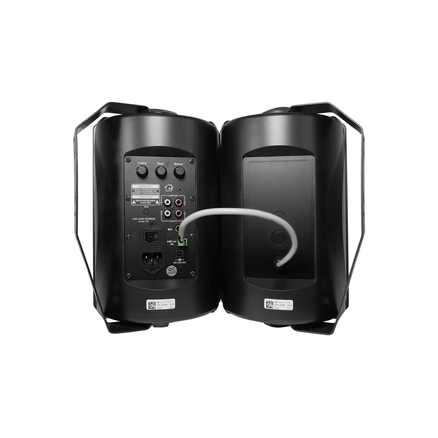 Active Wall Mount Speaker Pair 2