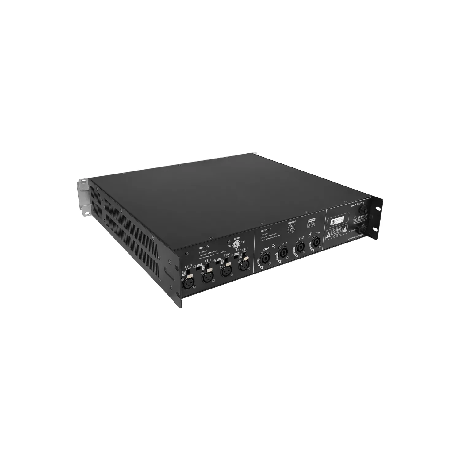 CH Series 4-Channel Power Amplifier 3
