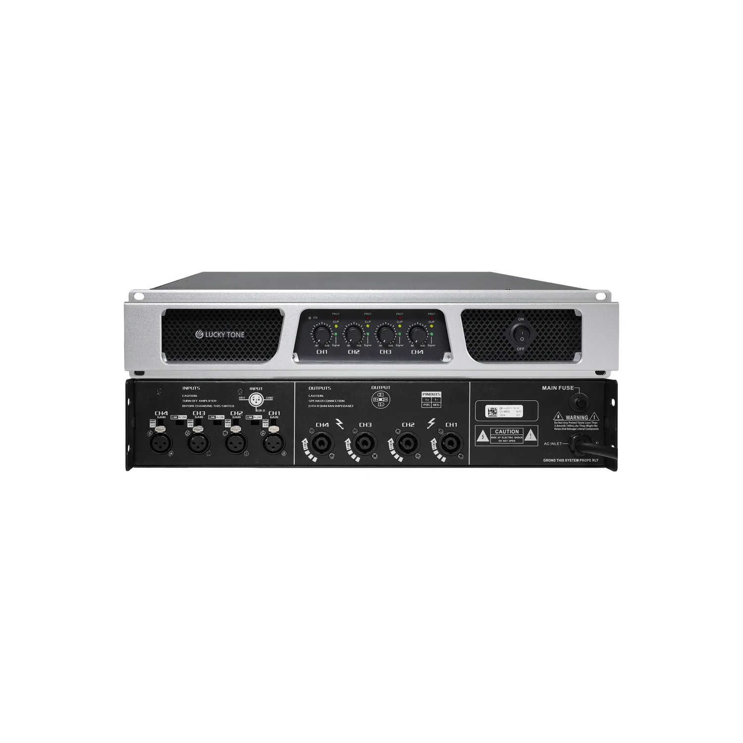 CH Series 4-Channel Power Amplifier 4