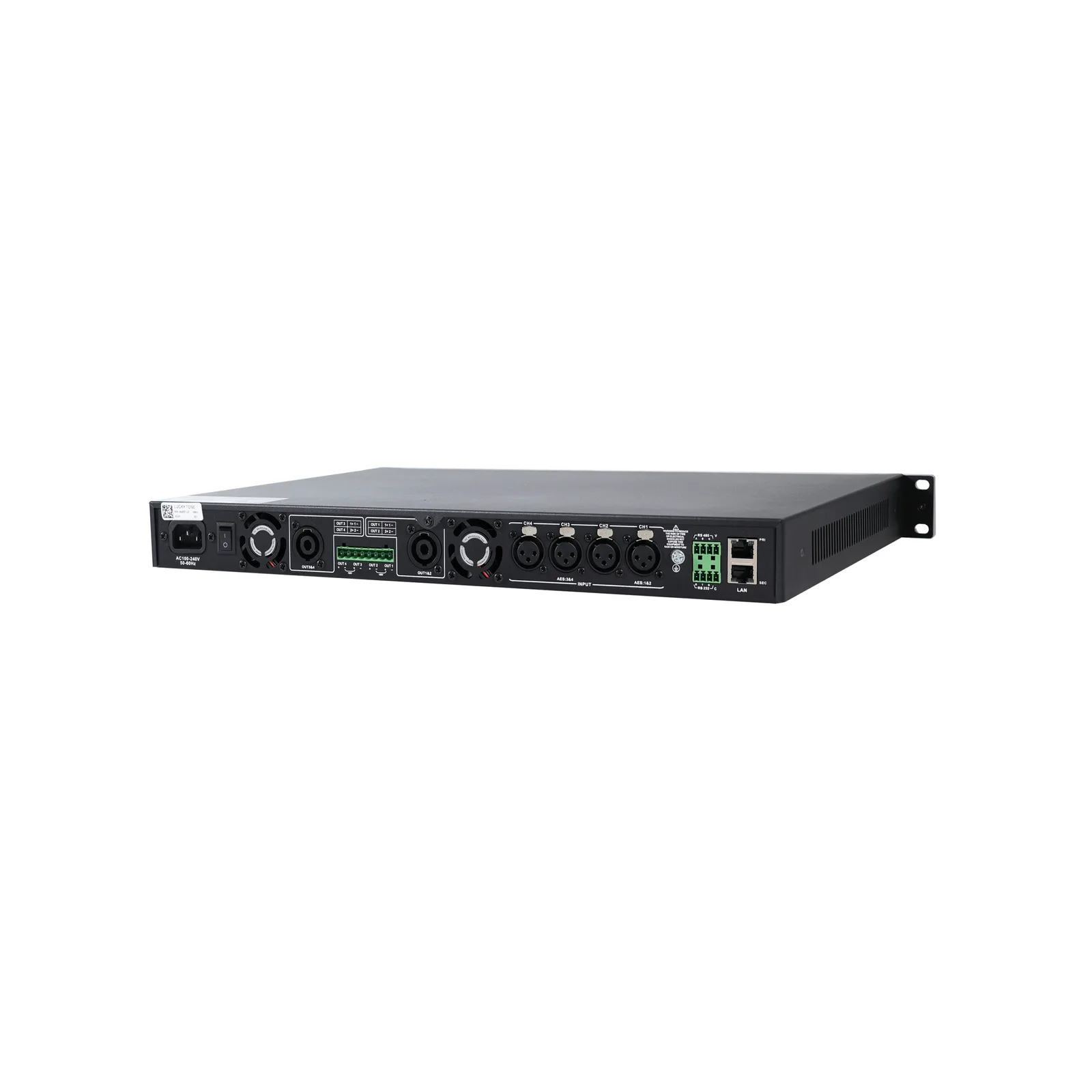 Mixer Power Amplifier with Dante and DSP 2