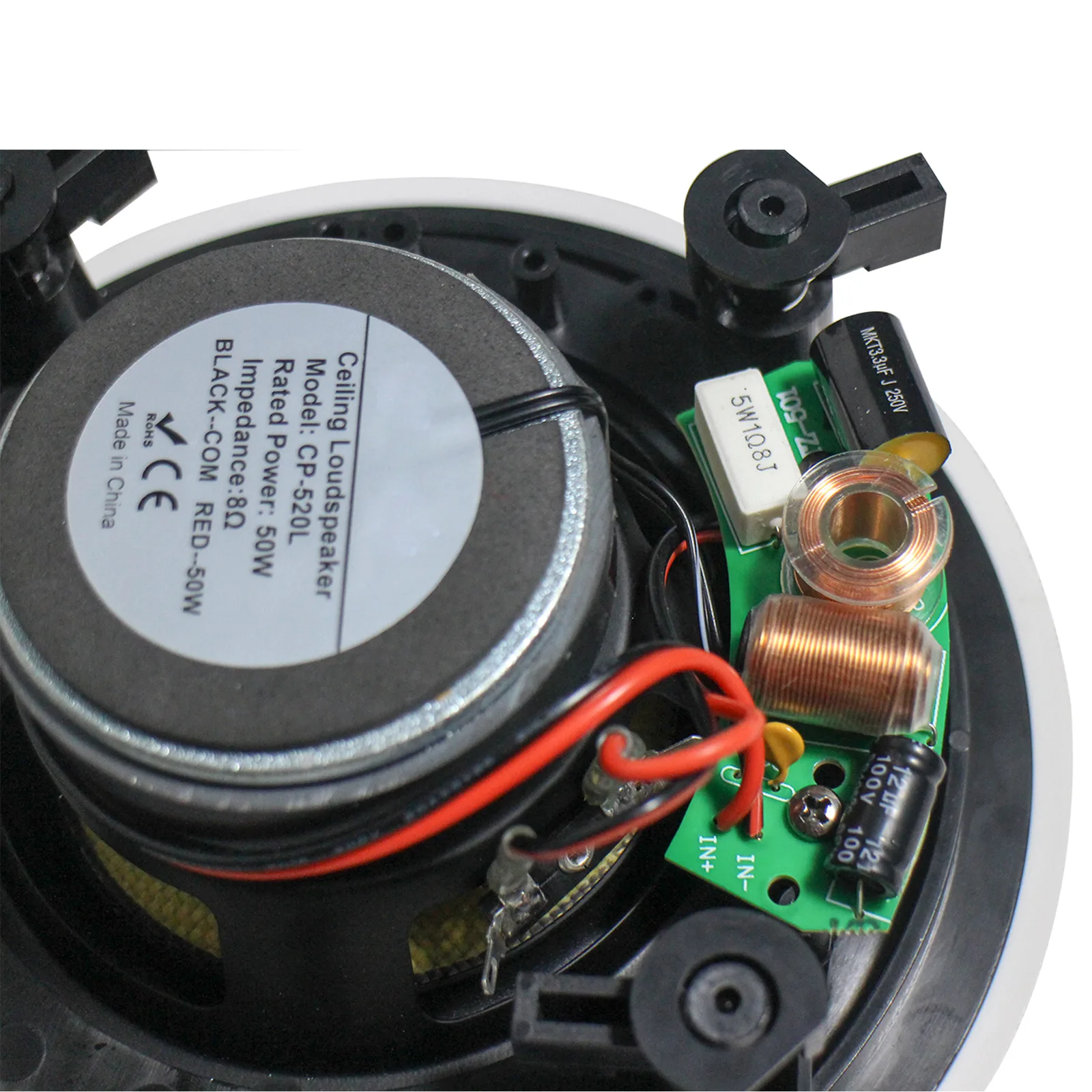 Rimless Ceiling Speaker with or without Dome 12