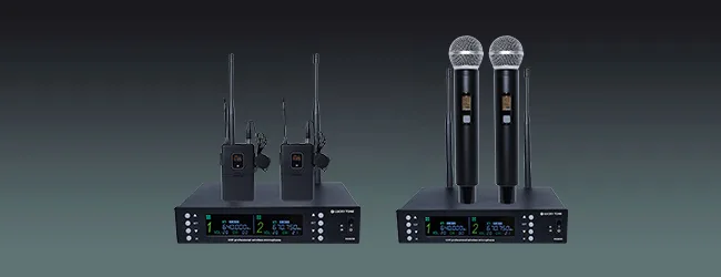 UHF Dual Channel Wireless Microphone