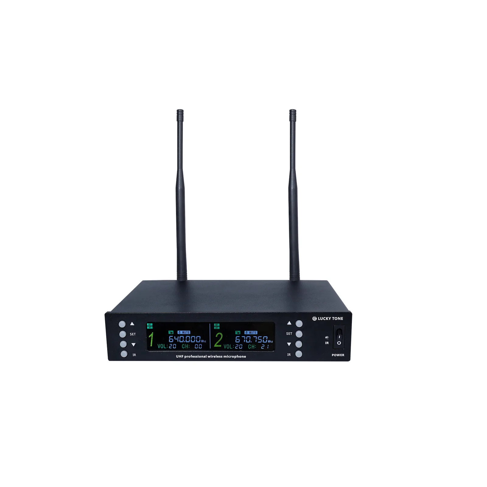 UHF Dual Channel Wireless Microphone 6