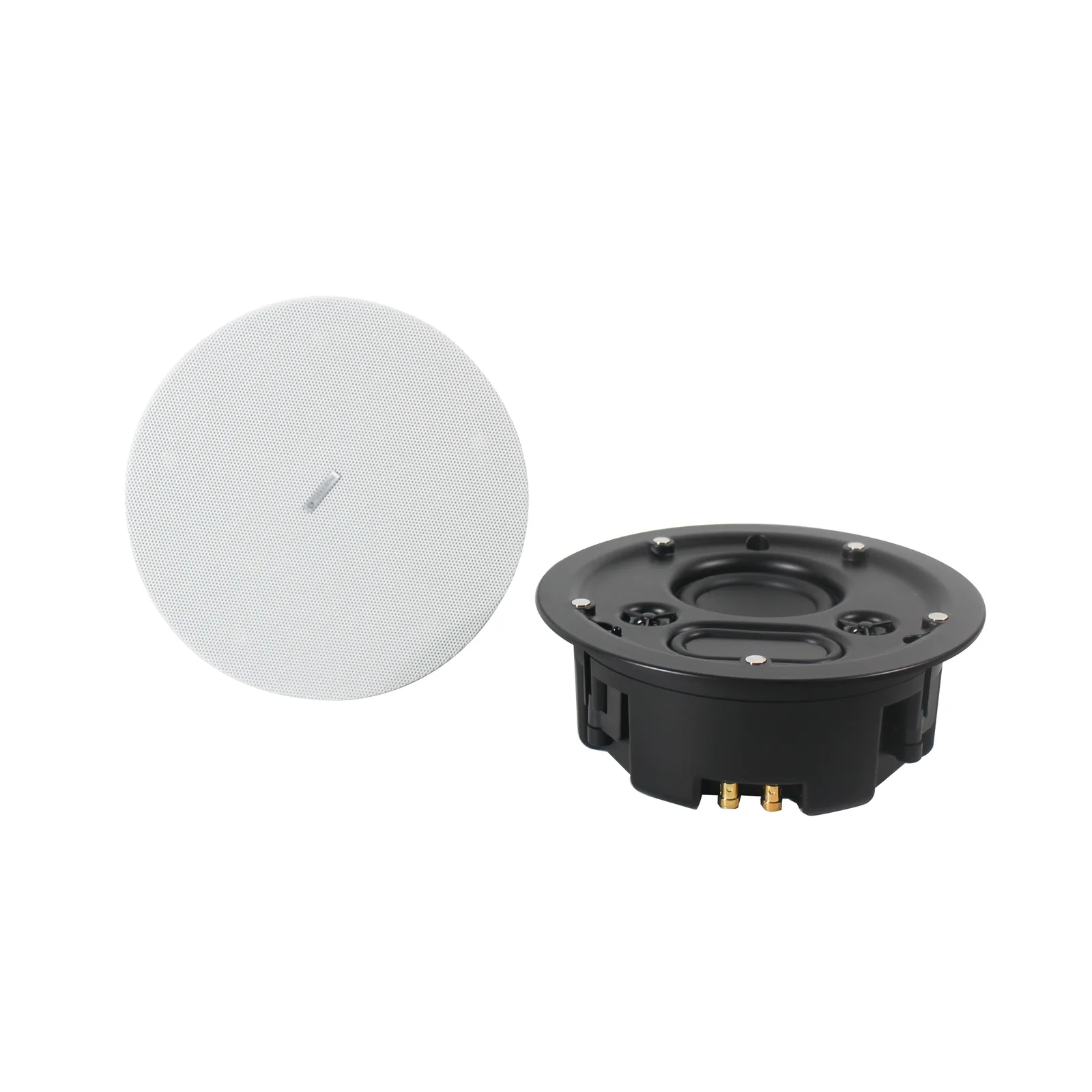Ultra Thin Bluetooth Ceiling Speaker with Dual Tweeter & Passive Radiator 5